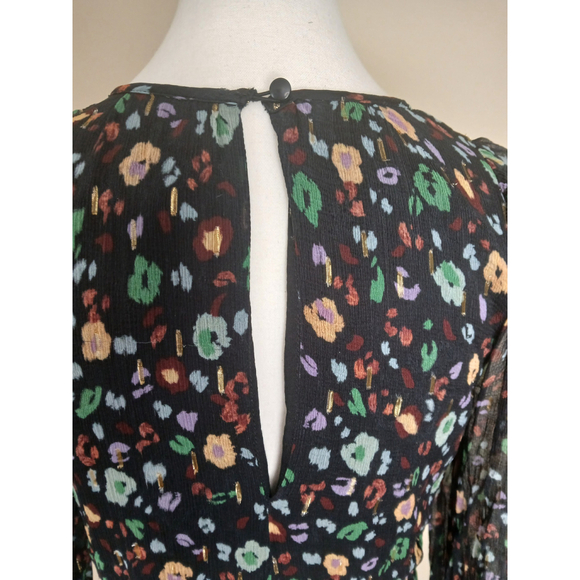 Anthropologie Long Sleeve Somerset Romper Printed Edition Multicolor Size Small - Picture 7 of 9